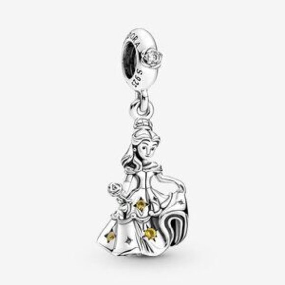 Disney Beauty and the Beast Dancing Belle Dangle Charm - Picture 1 of 7